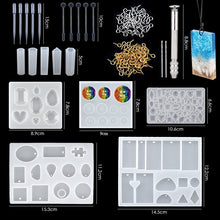 Load image into Gallery viewer, Mixed Style Jewelry Epoxy Resin Molds Set
