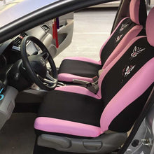 Load image into Gallery viewer, Pink Car Seat Covers Butterfly Embroidery Car-
