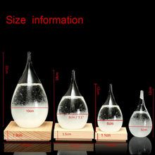 Load image into Gallery viewer, New Desktop Droplet Storm Glass Bottle Weather Forecast Predictor
