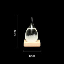 Load image into Gallery viewer, New Desktop Droplet Storm Glass Bottle Weather Forecast Predictor
