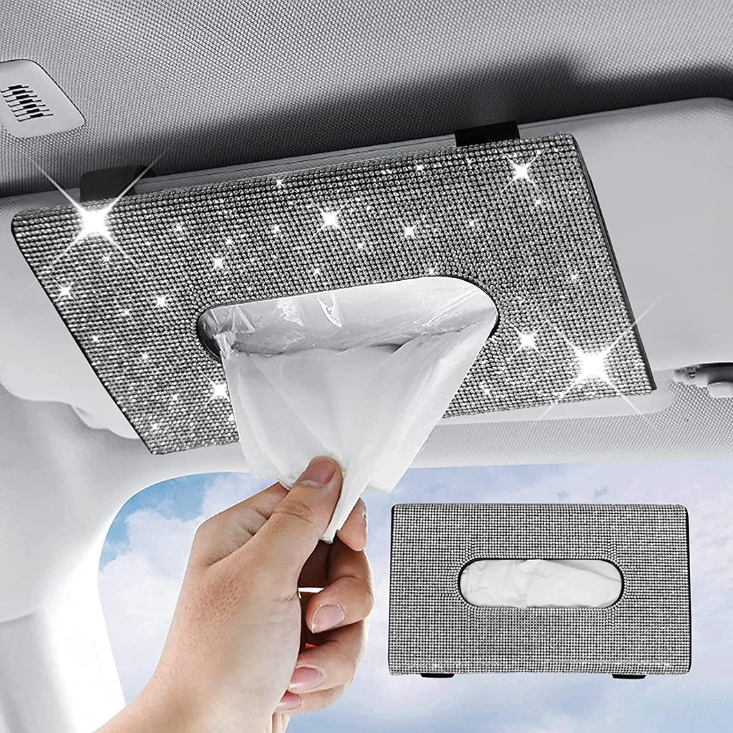 Bling Car Tissue Box Holder