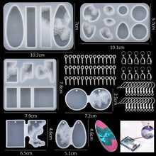 Load image into Gallery viewer, Mixed Style Jewelry Epoxy Resin Molds Set
