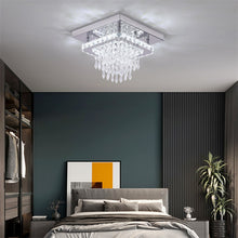 Load image into Gallery viewer, Luxury 2 Layer K9 Crystal LED Ceiling Chandelier
