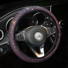 Load image into Gallery viewer, Luxury Crystal Colorful Rhinestone Car Steering Wheel Cover
