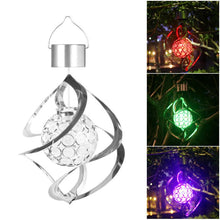 Load image into Gallery viewer, Solar Wind Chime Outdoor Light LED Color Changing
