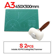 Load image into Gallery viewer, Professional Self-Healing, Double-Sided PVC Cutting Mat, with blades
