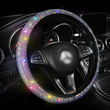 Load image into Gallery viewer, Luxury Crystal Colorful Rhinestone Car Steering Wheel Cover
