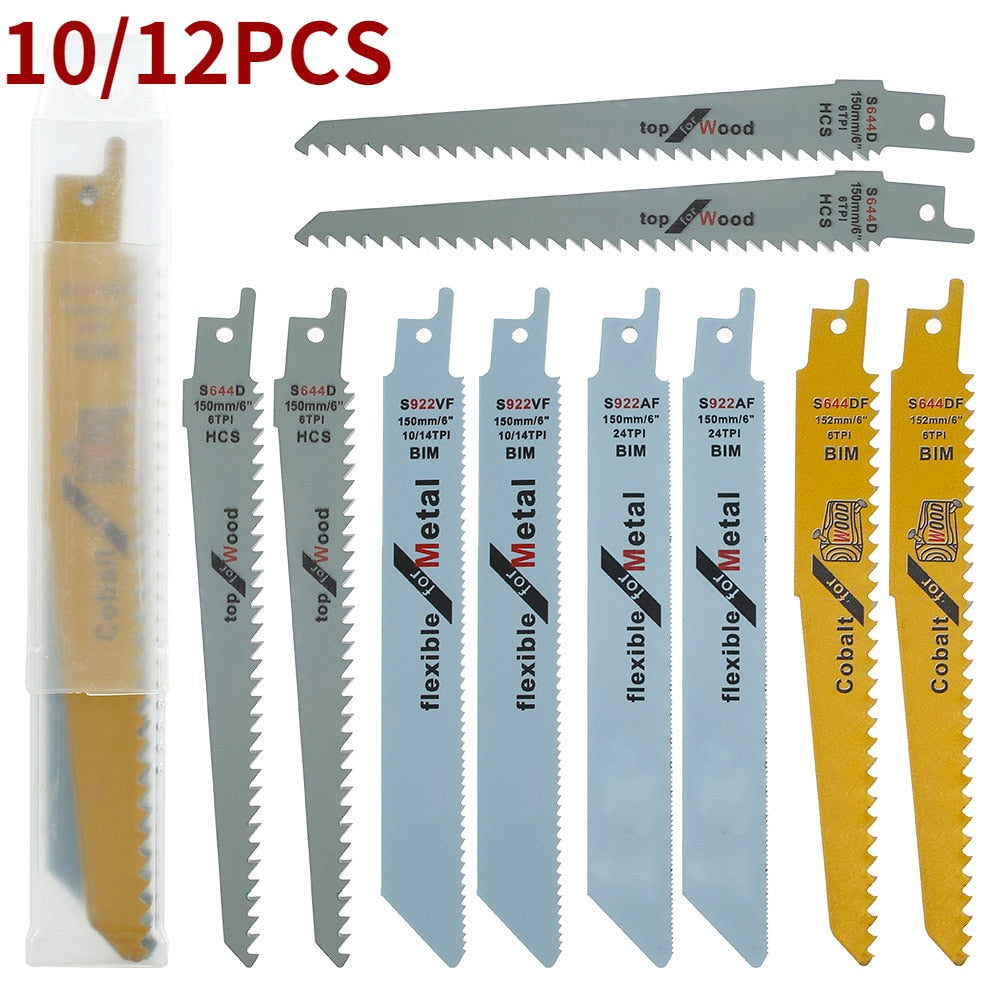 Reciprocating Saw Blades Saber Saw Handsaw Multi Saw Blade For Wood Metal PVC Tube Cutting Saw Blade Power Tools Accessories