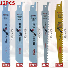 Load image into Gallery viewer, Reciprocating Saw Blades Saber Saw Handsaw Multi Saw Blade For Wood Metal PVC Tube Cutting Saw Blade Power Tools Accessories
