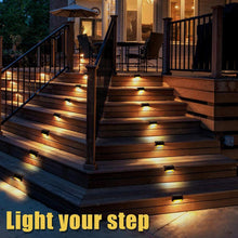 Load image into Gallery viewer, Outdoor LED Solar Lamp For Path, Stair, or Wall Waterproof
