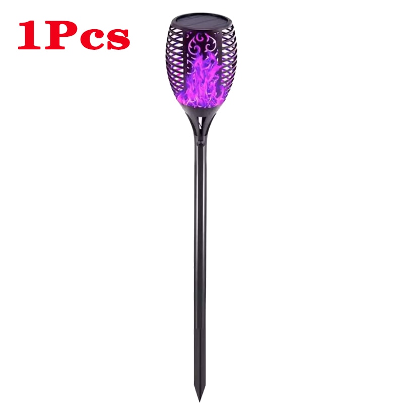 Solar Flickering Flame Torch Lights Outdoor