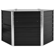 Load image into Gallery viewer, Garden Planters, Galvanized Steel Patio Planter black
