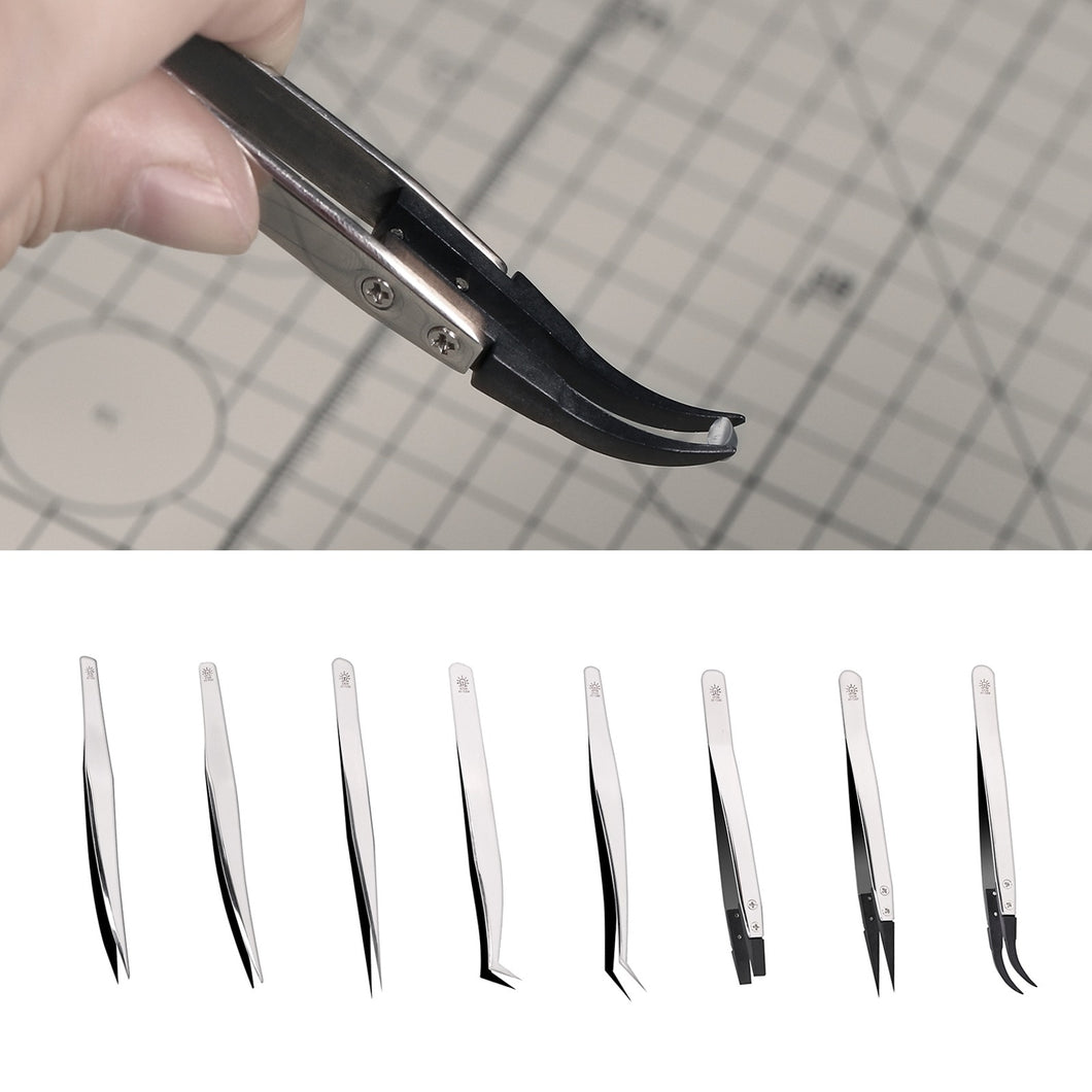 Angled Tweezers Modeling Hobby Craft Tools