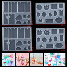 Load image into Gallery viewer, 16 Styles Epoxy Casting Molds Set Silicone
